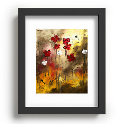 Madart Inc. Floral Arrangement Recessed Framing Rectangle