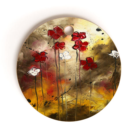 Madart Inc. Floral Arrangement Cutting Board Round