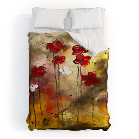 Madart Inc. Floral Arrangement Duvet Cover