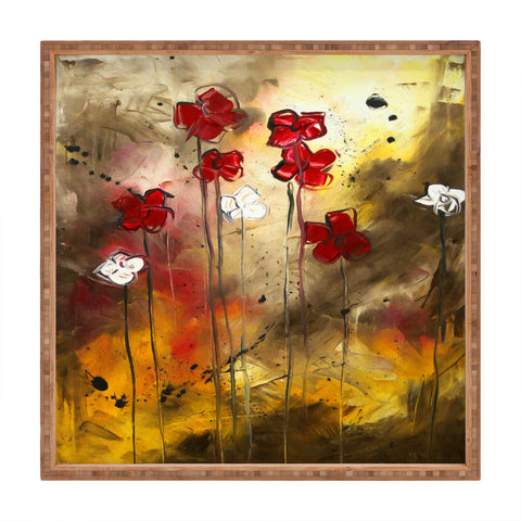 Madart Inc. Floral Arrangement Square Tray