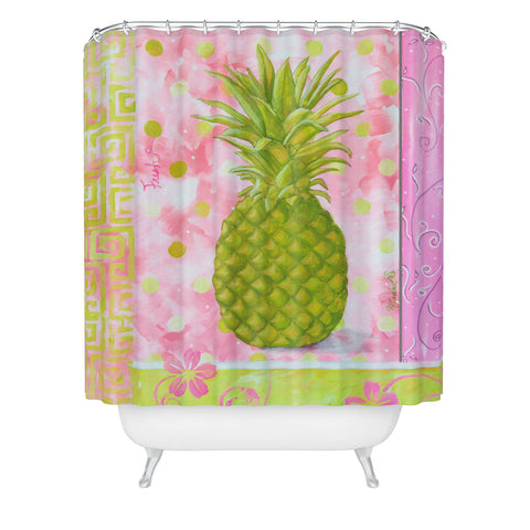 Madart Inc. Fresh Pineapple Shower Curtain