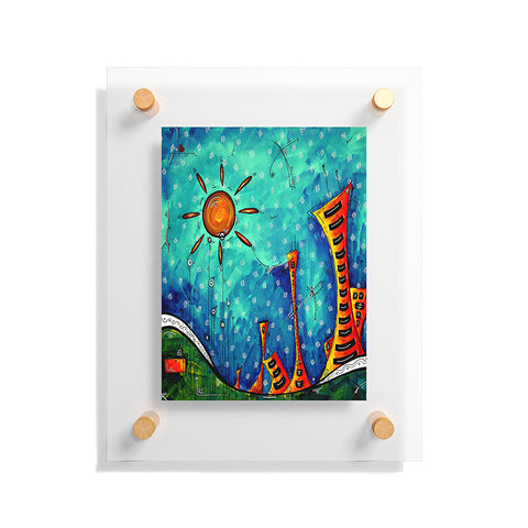 Madart Inc. Funky Town Floating Acrylic Print