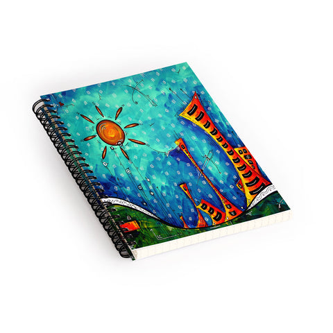 Madart Inc. Funky Town Spiral Notebook