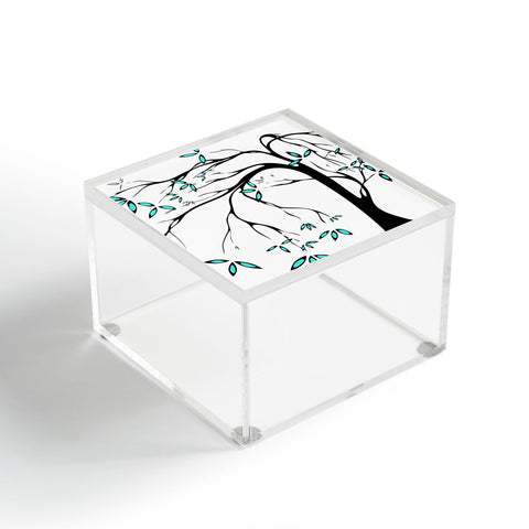 Madart Inc. Garden Delight Aqua Breeze Acrylic Box