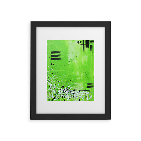 Madart Inc. Garden Delight Green Dreams Framed Art Print