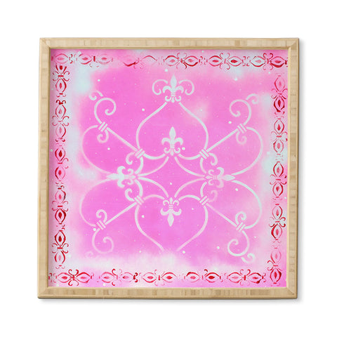Madart Inc. Garden Delight Pink Fantasy Framed Wall Art