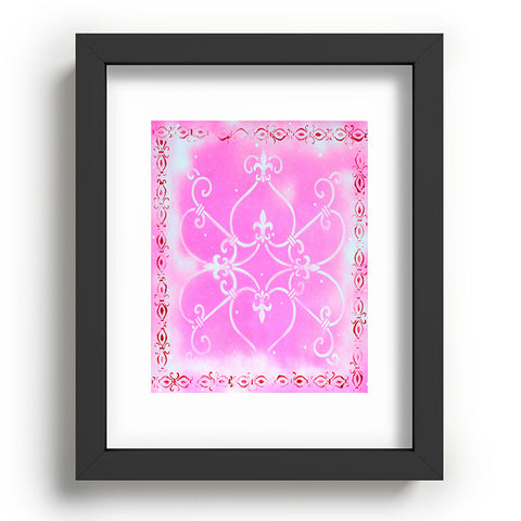 Madart Inc. Garden Delight Pink Fantasy Recessed Framing Rectangle