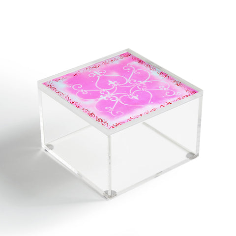 Madart Inc. Garden Delight Pink Fantasy Acrylic Box