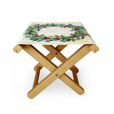 Madart Inc. Holly Wreath Folding Stool