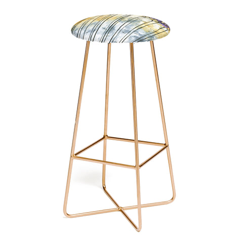 Madart Inc. Lavender Dusk DUNCANSON Bar Stool