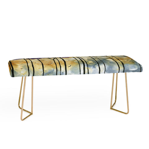 Madart Inc. Lavender Dusk DUNCANSON Bench