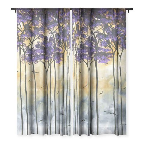 Madart Inc. Lavender Dusk DUNCANSON Sheer Non Repeat