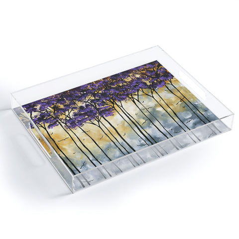 Madart Inc. Lavender Dusk DUNCANSON Acrylic Tray