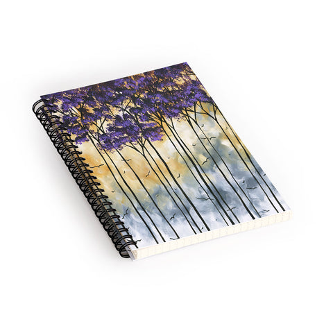 Madart Inc. Lavender Dusk DUNCANSON Spiral Notebook