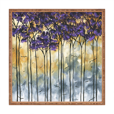 Madart Inc. Lavender Dusk DUNCANSON Square Tray