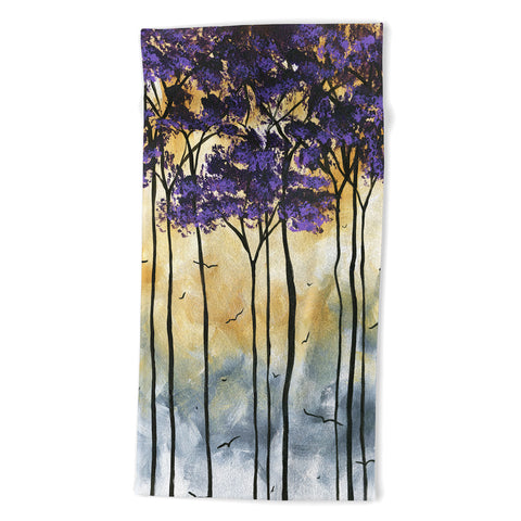 Madart Inc. Lavender Dusk DUNCANSON Beach Towel
