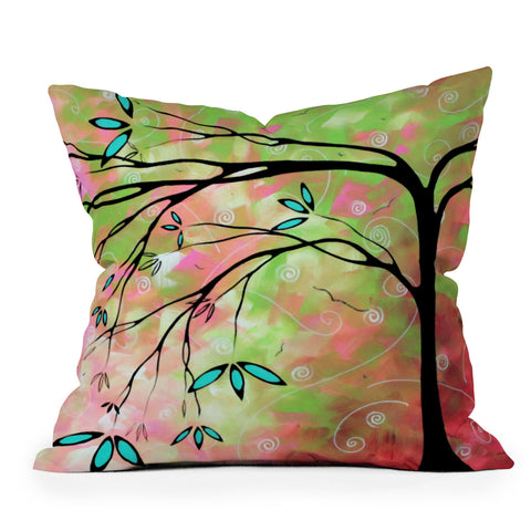 Madart Inc. Lily Throw Pillow