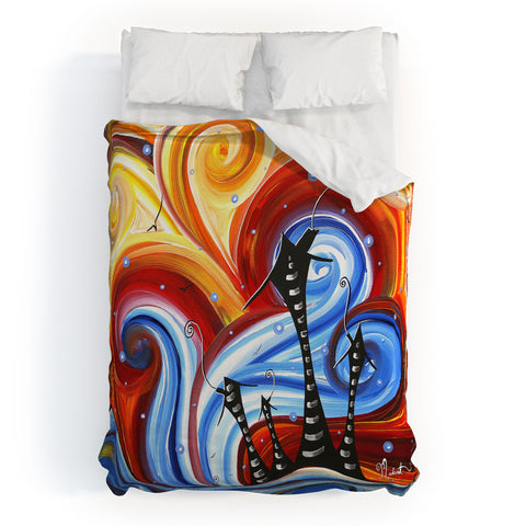 Madart Inc. Little Village Duvet Cover