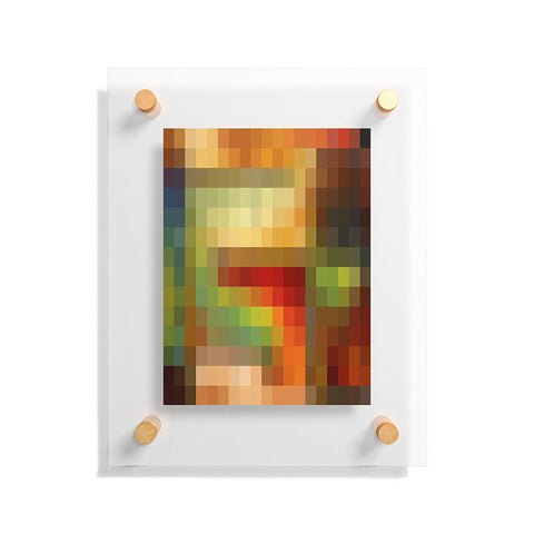 Madart Inc. Maze of Colors Floating Acrylic Print