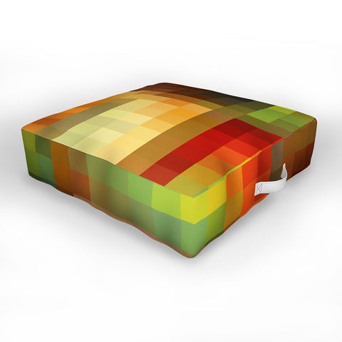 Madart Inc. Maze of Colors Outdoor Floor Cushion