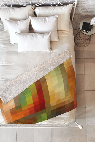 Madart Inc. Maze of Colors Fleece Throw Blanket