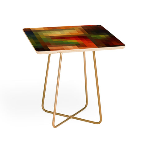 Madart Inc. Maze of Colors Side Table
