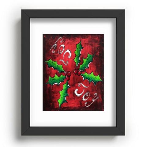 Madart Inc. Mistletoe Joy Recessed Framing Rectangle