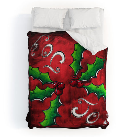 Madart Inc. Mistletoe Joy Comforter
