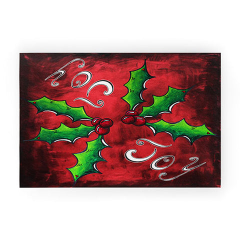 Madart Inc. Mistletoe Joy Welcome Mat