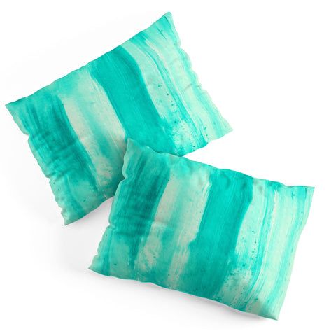 Madart Inc. Modern Dance Aqua Passion Pillow Shams