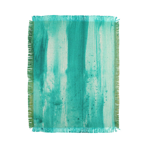 Madart Inc. Modern Dance Aqua Passion Throw Blanket