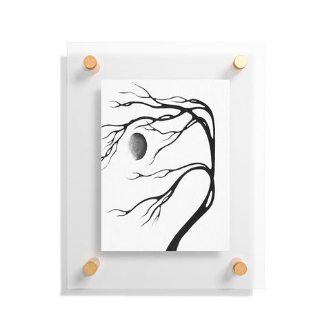 Madart Inc. Modern Dance Moon Song Floating Acrylic Print