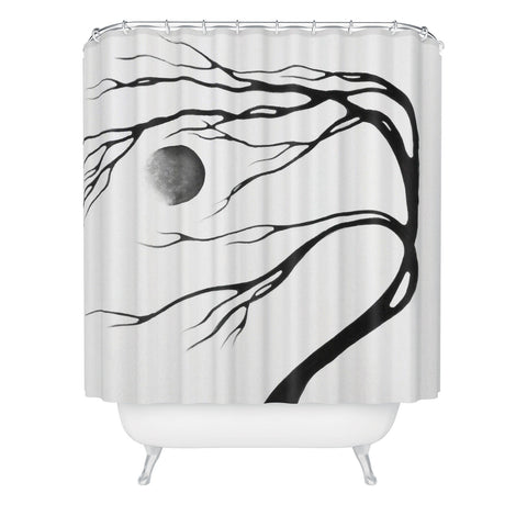 Madart Inc. Modern Dance Moon Song Shower Curtain