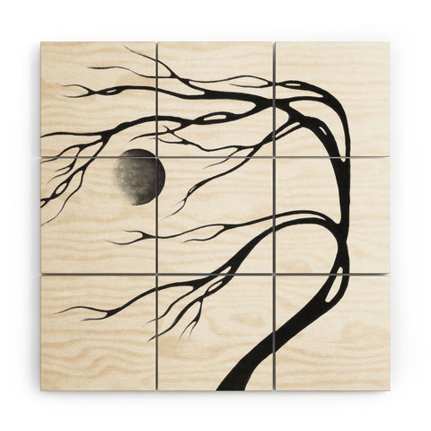 Madart Inc. Modern Dance Moon Song Wood Wall Mural