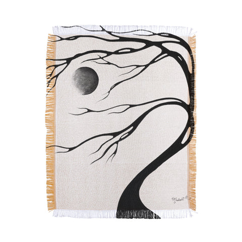 Madart Inc. Modern Dance Moon Song Throw Blanket