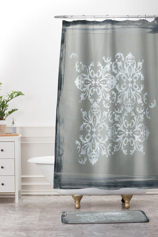 Madart Inc. Modern Design 3 Shower Curtain And Mat