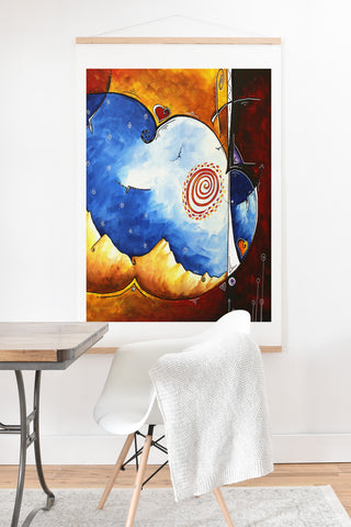 Madart Inc. Mountain Retreat Art Print And Hanger