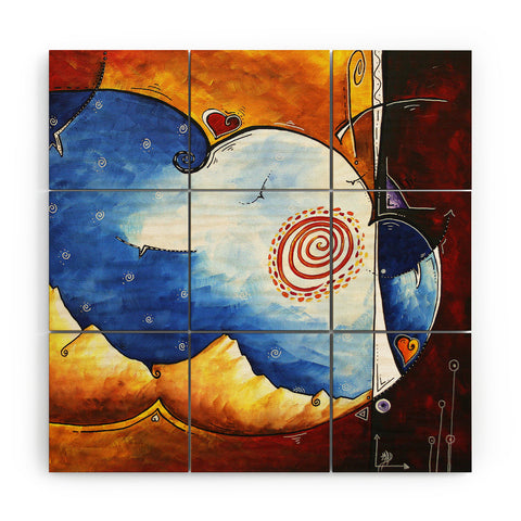 Madart Inc. Mountain Retreat Wood Wall Mural