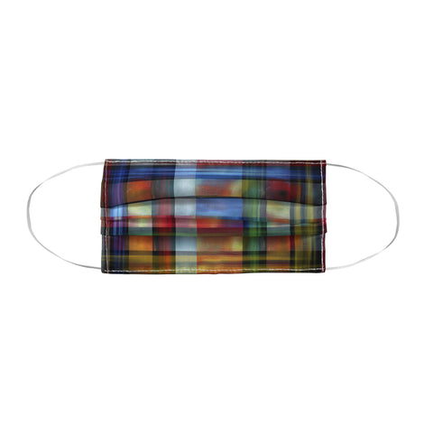 Madart Inc. Multi Abstracts Plaid Face Mask
