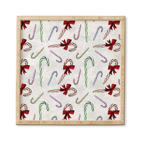 Madart Inc. Multi Candy Canes Framed Wall Art