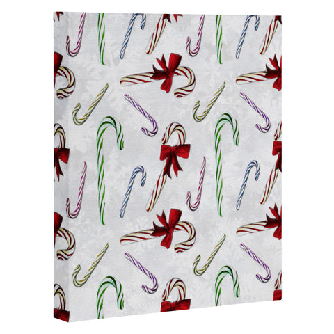 Madart Inc. Multi Candy Canes Art Canvas