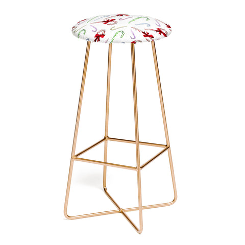 Madart Inc. Multi Candy Canes Bar Stool