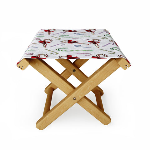 Madart Inc. Multi Candy Canes Folding Stool