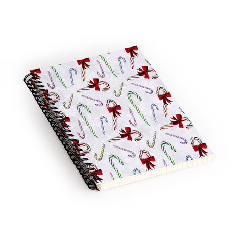 Madart Inc. Multi Candy Canes Spiral Notebook