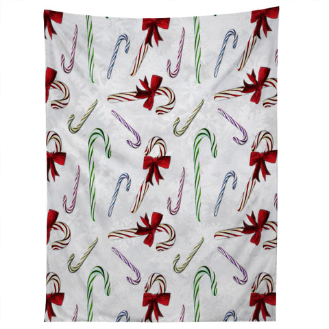 Madart Inc. Multi Candy Canes Tapestry