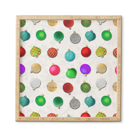 Madart Inc. Multi Ornaments Design Framed Wall Art