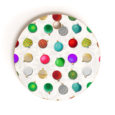 Madart Inc. Multi Ornaments Design Cutting Board Round