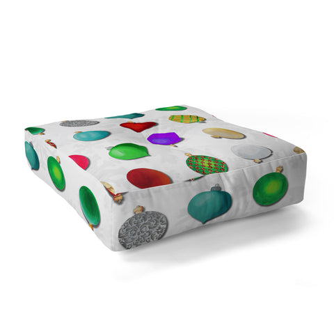 Madart Inc. Multi Ornaments Design Floor Pillow Square