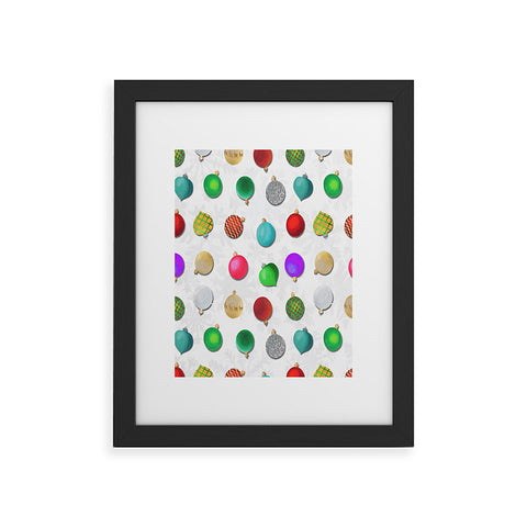 Madart Inc. Multi Ornaments Design Framed Art Print