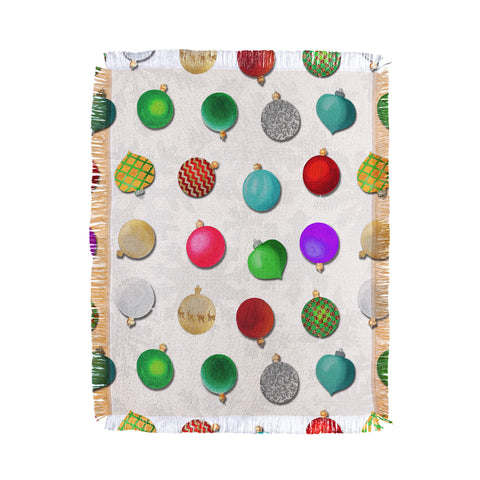 Madart Inc. Multi Ornaments Design Throw Blanket